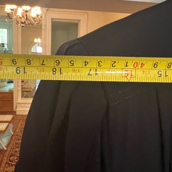 Jasper Conran for Henri Bendel Navy two piece women’s long coat and pants vtg - Picture 10 of 11